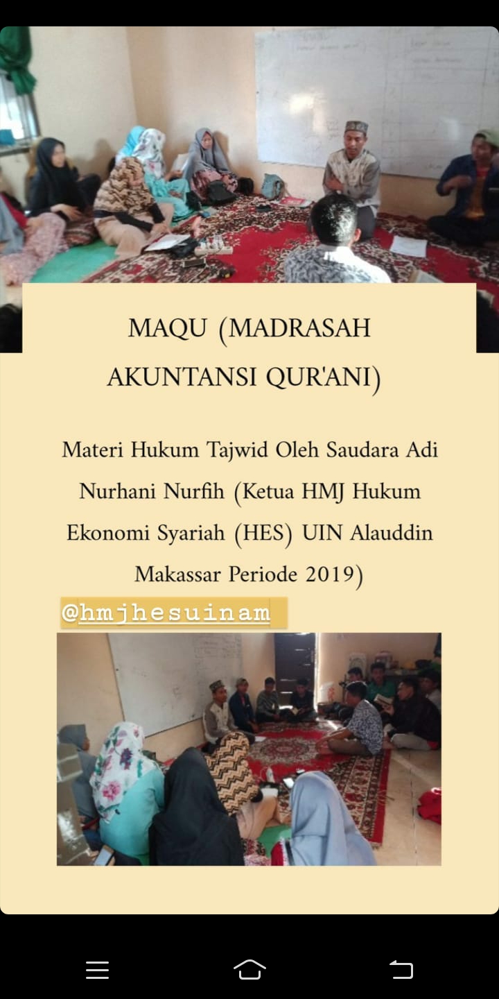 Gambar HMJ Akuntasi Gelar Madrasah Akuntansi Qurani